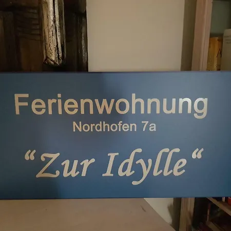 Apartamento Ferienwohnung Zur Idylle *